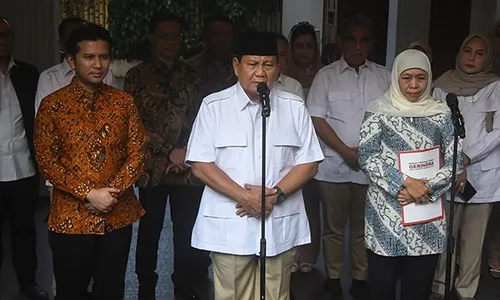 Partai Gerindra Serahkan Rekomendasi Dukung Khofifah-Emil di Pilgub Jatim 2024