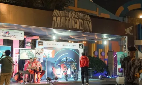 Booth Honda Premium Matic Day jadi Sorotan di Saloka Fest