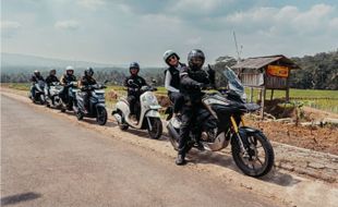 Bikers Honda Community Jateng Ikuti Ekspedisi Satu HATI di Jawa Tengah