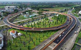 Dibangun dengan Anggaran Rp332,8 Miliar, Ini Penampakan Flyover Juanda Sidoarjo