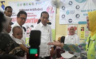 Presiden Jokowi Kunjungi Posyandu di Bogor, Tinjau Program Pencegahan Stunting