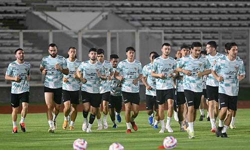 Persiapan Hadapi Filipina, Skuad Timnas Indonesia Gelar Latihan di Senayan