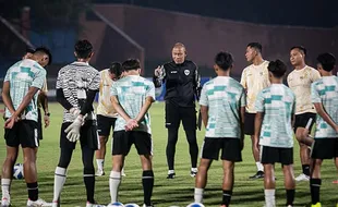 Latihan Timnas U-16 Jelang Lawan Laos di Laga ke-3 Grup A Piala AFF U-16