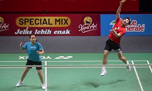 Jelang Indonesia Open 2024, Atlet Bulu Tangkis Jalani Latihan di Istora Senayan