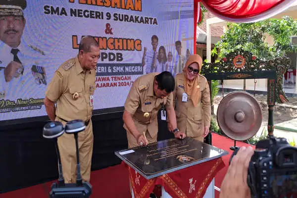 SMAN 9 di Pasar Kliwon Solo Tambah Fasilitas, Pembangunan Tahap II Capai 95%