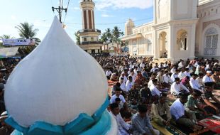 Jemaah Tarekat Syattariyah Nagan Raya Aceh Salat Iduladha Hari Ini