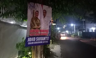 Baliho Nyalon Gubernur Jateng Gandeng Jokowi, Crazy Rich Grobogan Ngaku Dekat