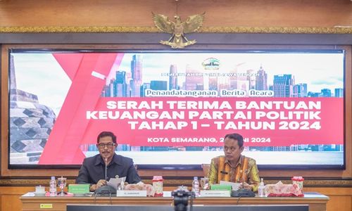 9 Parpol Terima Bantuan Keuangan dari Pemprov Jateng, Total Rp22,6 Miliar