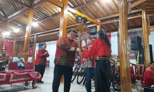 Wayang Kulit dan Makan Gratis Jadi Puncak Peringatan Bulan Bung Karno di Sragen