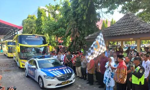 Masuk Kloter 94, Sebanyak 284 Orang Calhaj Klaten Diberangkatkan Lebih Dulu