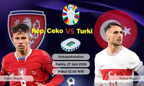 Turki dan Ceko Sama-Sama Bermasalah di Laga Penentuan Euro 2024 Dini Hari Nanti