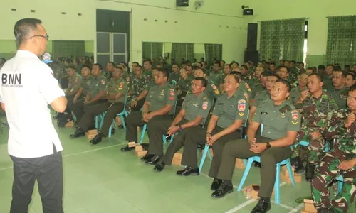 Kodim Klaten Bareng BNN Jateng Gelar Sosialisasi Antinarkoba