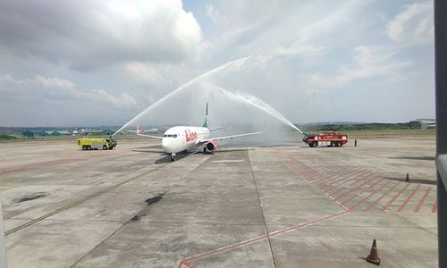 Penerbangan Perdana, Bandara Ahmad Yani Layani Rute Semarang-Palangka Raya