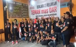 Relawan Teman Mas Dar Deklarasi Dukungan di Nusukan Solo