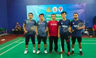 Tim Kemenpora Lolos Semifinal Tournament Bulu Tangkis Bapor Korpri Cup 2024