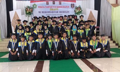 83 Siswa MIM Srebegan Klaten Diwisuda, 27 Anak Wisuda Tahfiz