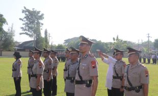 2 Kasat dan 5 Kapolsek di Polres Sragen Dimutasi