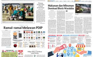 Solopos Hari Ini : Ramai-ramai Melawan PDIP