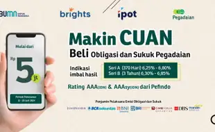 Luncurkan Obligasi dan Sukuk, Pegadaian Ajak Investasi hingga Rp400 Miliar