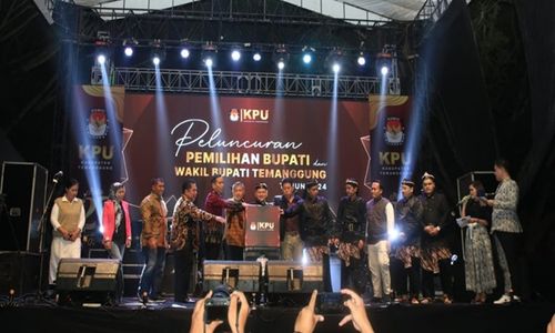 Peluncuran Pilkada Temanggung 2024, KPU Jateng Apresiasi Antusiasme Warga