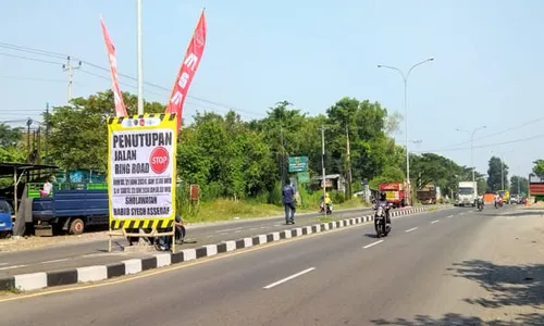 Ada Selawat Habib Syech, Jl Ringroad Utara Solo Ditutup Total Selama 17 Jam