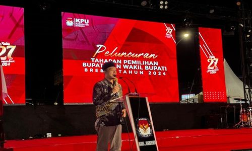 Peluncuran Pilbup Brebes 2024, KPU Jateng Harap Partisipasi Aktif Masyarakat