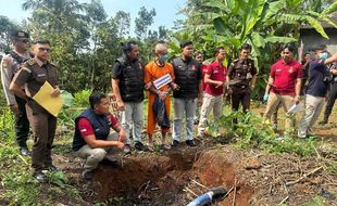 Reka Ulang, Pelaku Pembunuhan Wanita di Slogohimo Wonogiri Peragakan 47 Adegan