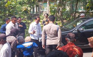 Presiden Jokowi Mampir ke Museum Manusia Purba Sangiran Sragen