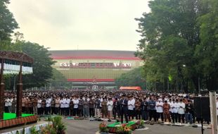 Tumplek Blek, 35.000 Jemaah MTA Ikuti Salat Iduladha di Stadion Manahan Solo