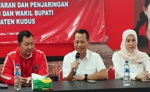 Resmi! Nasdem & Hanura Usung Pasangan Samani-Bellinda pada Pilbup Kudus 2024