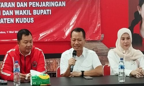 Resmi! Nasdem & Hanura Usung Pasangan Samani-Bellinda pada Pilbup Kudus 2024