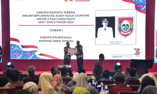 Boyolali Raih Predikat Kabupaten Terbaik I Implementasi Audit Kasus Stunting