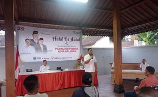 Bakal Cagub Jateng Sudaryono Kumpulkan Ratusan Kader Gerindra Salatiga