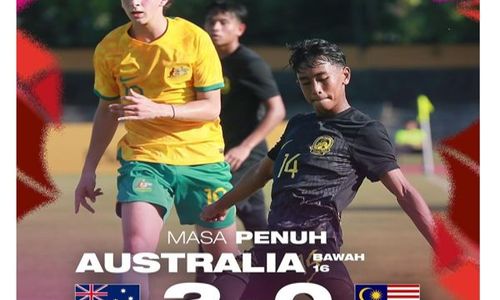 Taklukkan Malaysia 2-0, Australia Buka Peluang ke Semifinal Piala AFF U-16