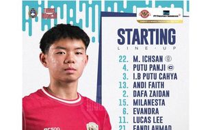 Nova Arianto Rotasi Mayoritas Pemain U-16, Ini Line Up Indonesia vs Filipina