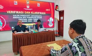 Pastikan Bukan Kader Partai, KPU Jatim Verifikasi Calon PAW Anggota KPU Ngawi