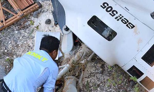 KNKT Lakukan Investigasi Penyebab Jatuhnya Helikopter Wisata di Bali