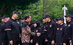 Jokowi Lepas Kontingen Indonesia untuk Berlaga di Olimpiade Paris 2024