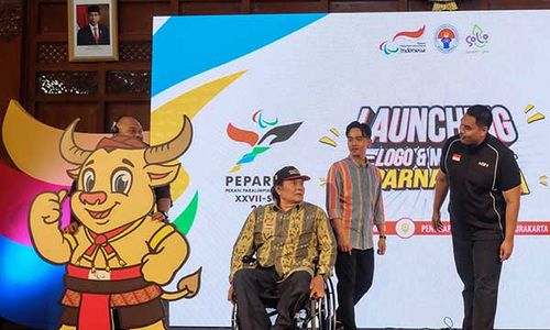 Peluncuran Maskot dan Logo Peparnas XVII 2024 di Solo