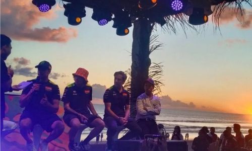 Pembalap MotoGP Di Giannantonio dan Marco Bezzecchi Jumpa Penggemar di Bali