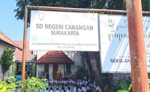 Hari Pertama Masuk Sekolah, SDN Carangan Solo hanya Mendapat 4 Siswa Baru