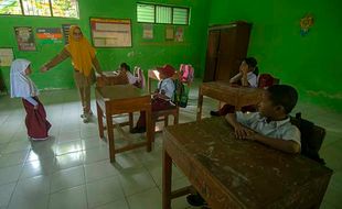 SDN 2 Gumukrejo Teras Boyolali Hanya Dapat 5 Siswa di Tahun Ajaran Baru