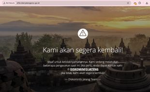 Situs BKD Jateng Disusupi Iklan Judi Online, Sekda: Bukan Diretas!