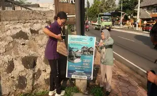 Dipaku di Pohon, Baliho Calon Wali Kota di Salatiga Dicopoti