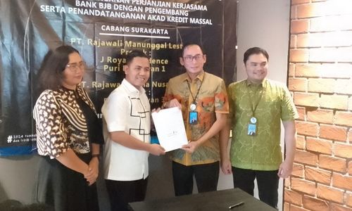 Bank BJB Cabang Solo Teken Kerja Sama dengan 2 Developer Perumahan