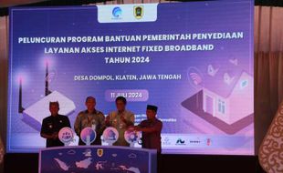 Bantu UMKM, Kemenkominfo Pasang Internet Fixed Broadband di 640 Lokasi Klaten