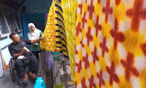 Batik Shibori, Asa Penyandang Disabilitas Klaten Rintis Pusat Bisnis Difabel