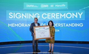 Permudah Pembayaran Premi Asuransi, BRI Kerja Sama dengan Manulife Indonesia