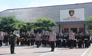 Ratusan Pesilat Deklarasi Damai di Polres Boyolali Jelang Pilkada