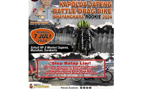 Ada Event Balap Motor, Jl Soepeno Manahan Solo Ditutup 2 Hari, Ini Jadwalnya